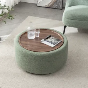 Cocktail Ottoman with Storage