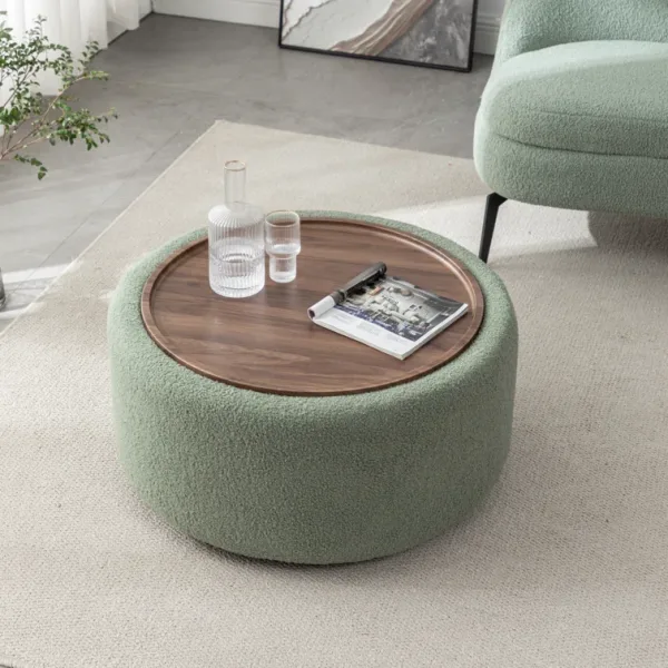 Cocktail Ottoman with Storage